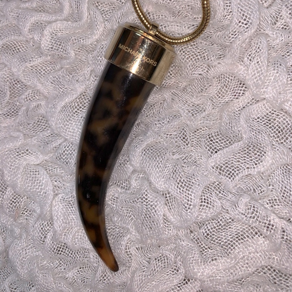 Long Tortoise Michael Kors Necklace